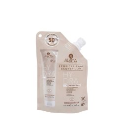 Alama Professional Eco-Refill Hydra Conditioner for Dry, Dull, and Brittle Hair with Argan Oil, Vitamin E, Fatty Acids,