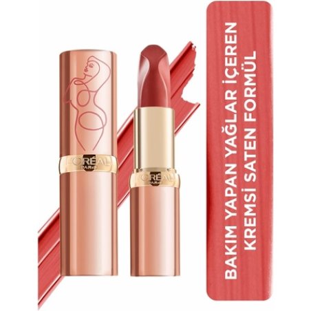 L'Oréal Paris Color Riche Satin Smooth Lipstick Moisturizing Pure Pigment Lip Color with Omega 3 and Vitamin E 1 Count