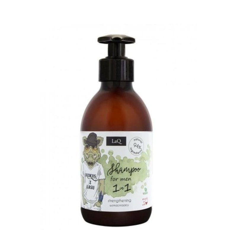 LAQ Natural Shampoo with Oak Bark Extract 300ml