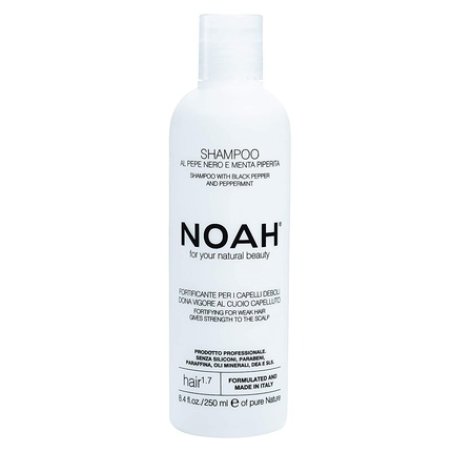 Noah 1.7 Shampoo for Weak Hair with Black Pepper and Peppermint 250ml