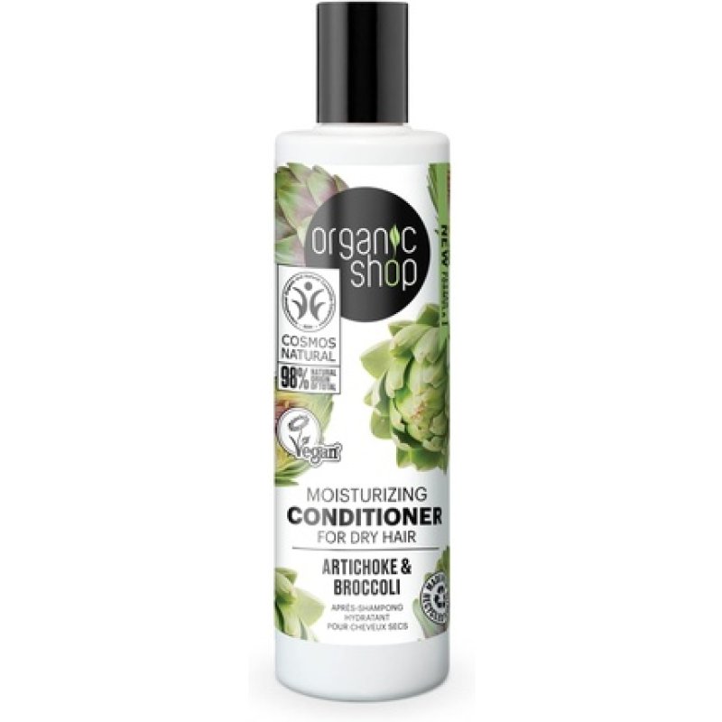 Organic Shop Moisturizing Conditioner for Dry Hair Artichoke and Broccoli 280ml
