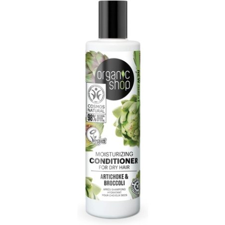 Organic Shop Moisturizing Conditioner for Dry Hair Artichoke and Broccoli 280ml