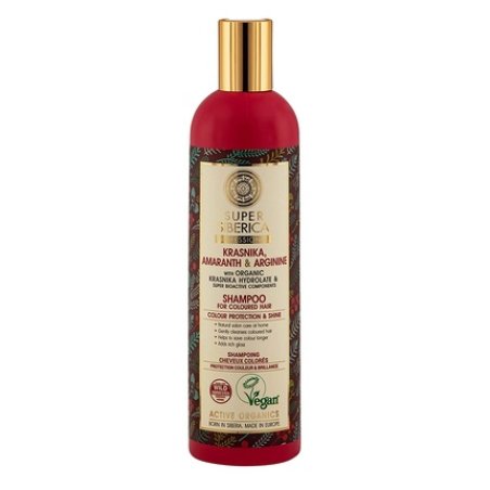 Natura Siberica Super Cranberry Amaranth & Arginine Shampoo for Colored Hair 400ml