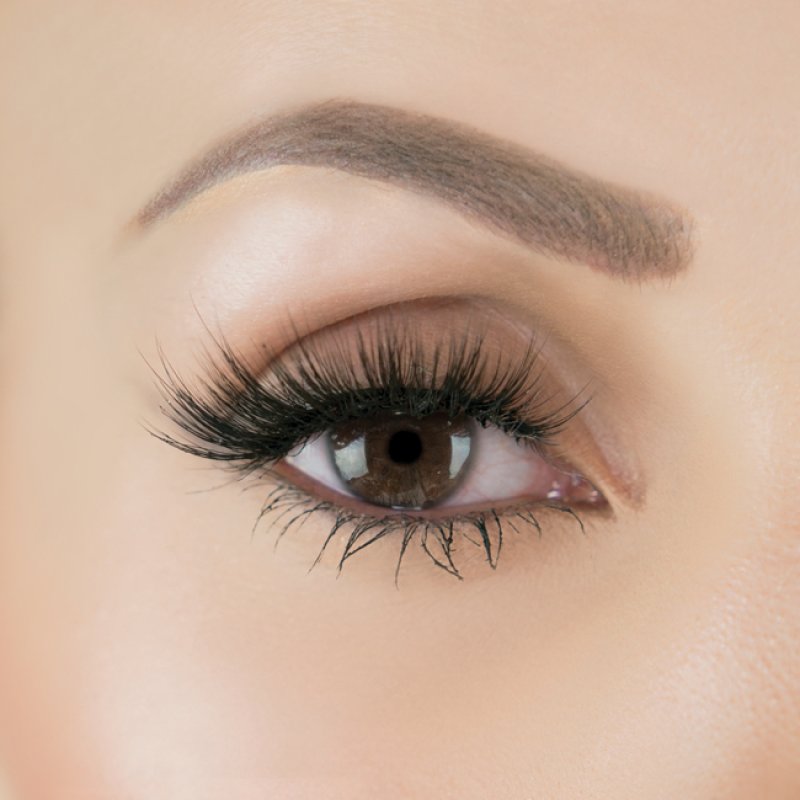 Mulac Cosmetics FREAK OF NATURE False Eyelashes Volume Effect and Horizontal Extension VEGAN