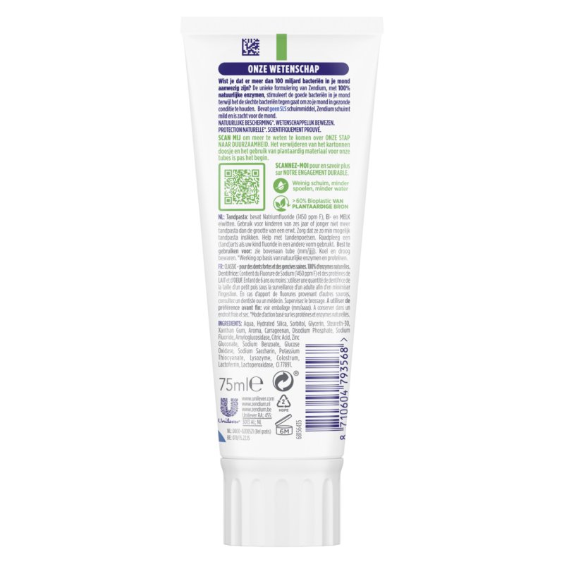 Zendium Toothpaste Classic 75 Ml