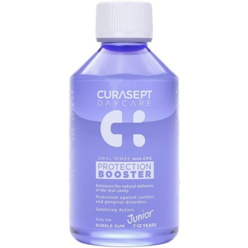 Curasept Daycare Protection Booster Junior 7-12 Sanitizing Mouthwash 250ml
