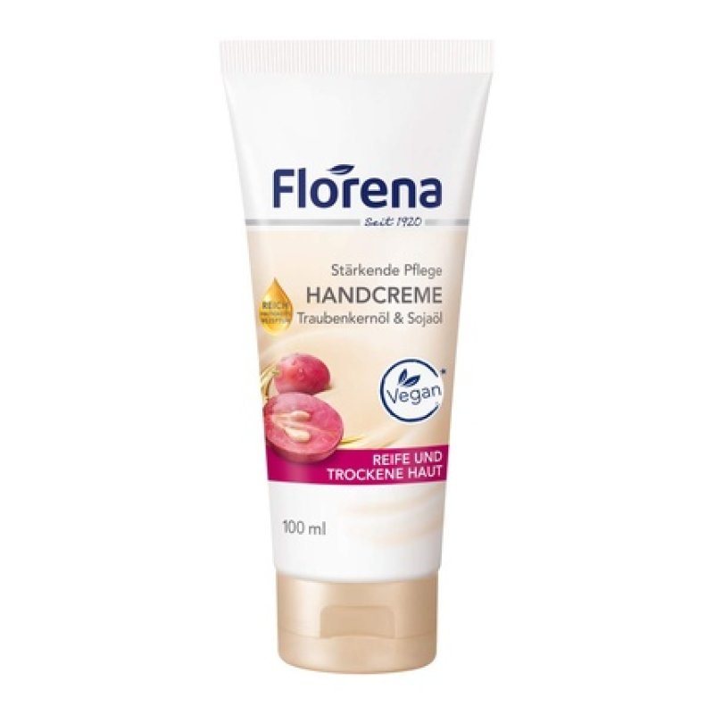 Florena Hand Cream Grape Seed Oil & Soybean Oil 100ml
