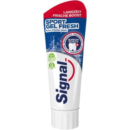 Signal Sport Gel Fresh Toothpaste for Extra Fresh Breath with Complete Protection 75ml