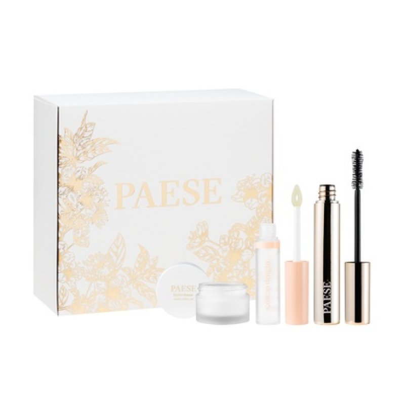 Paeseset Perfect Mascara Liloosh 10ml, Moisturizing Makeup Base Cream 30ml, Cotton Delight Lip Gloss 75ml