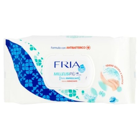 Fria Multi-Purpose Wipes Plus Formula With Antibacterial - 48 Pieces