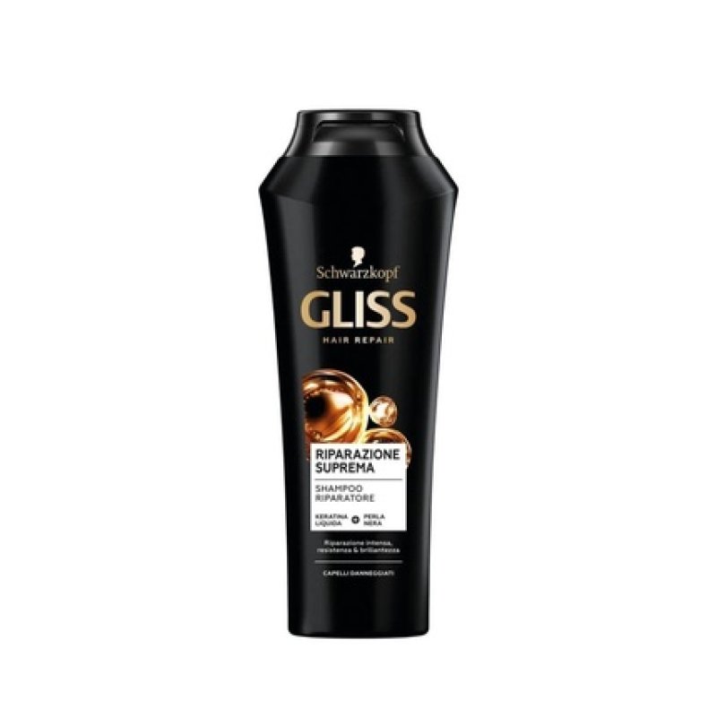 GLISS Schwarzkopf Shampoo Riparazione Suprema 8.4 Fl Oz - Italian Import