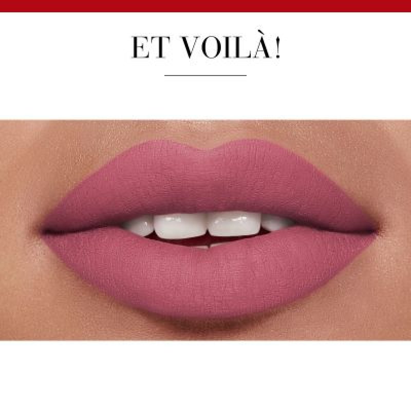 Bourjois Rouge Edition Velvet, 07 Nude-ist - un rose discret pour une bouche tout en subtilité, 6.7 ml
