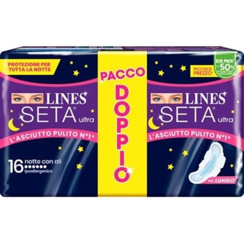 Lines Seta Ultra Night Pads with Wings