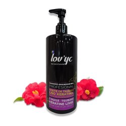 Lov'yc Professional Keratin and Tsubaki Oil Anti-Frizz Hair Shampoo 25.30 fl oz