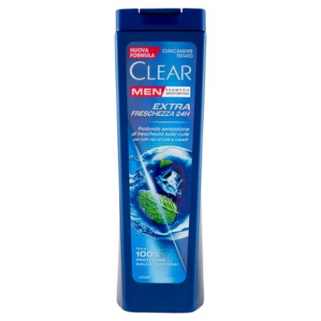 Clear Men Anti-Dandruff Shampoo Extra Freshness 24h 225 Ml