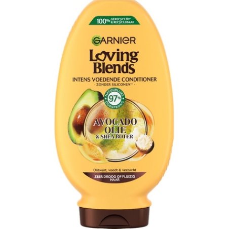 Garnier Loving Blends - Conditioner - Avocado Oil & Shea Butter - Very Dry Or Fluffy Hair - 250 Ml