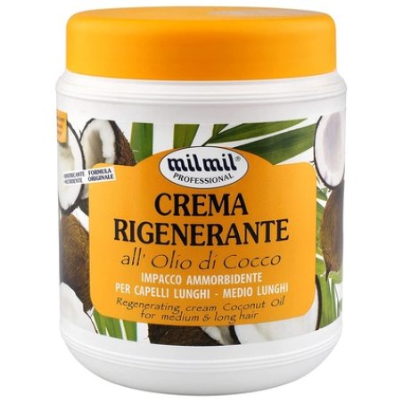 milmil Coconut Oil Hair Mask Crema Rigenerante Cocco 1000ml