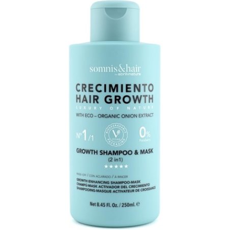 Somnis&Hair 2 in 1 Hair Growth Booster Shampoo and Mask 250ml