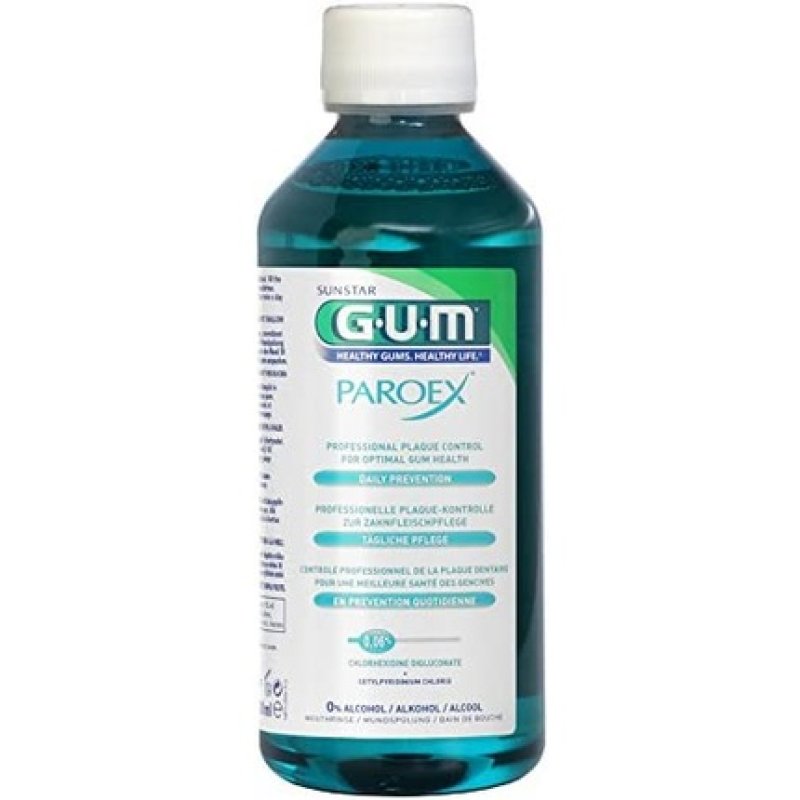 GUM Paroex Mouthwash 0.06% CHX 500ml