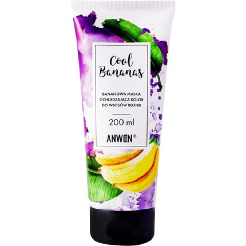 Anwen Cool Bananas Banana Cooling Color Mask for Blond Hair 200ml