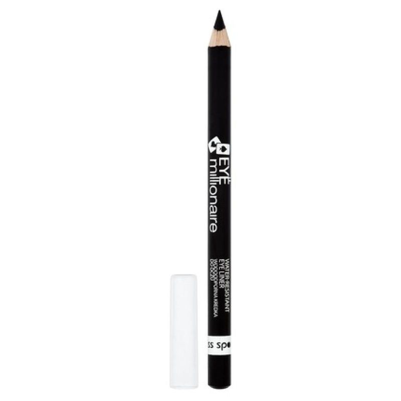 Miss Sports Eye Millionaire Water-Resistant Eye Liner Waterproof 001 Clover Black 1g