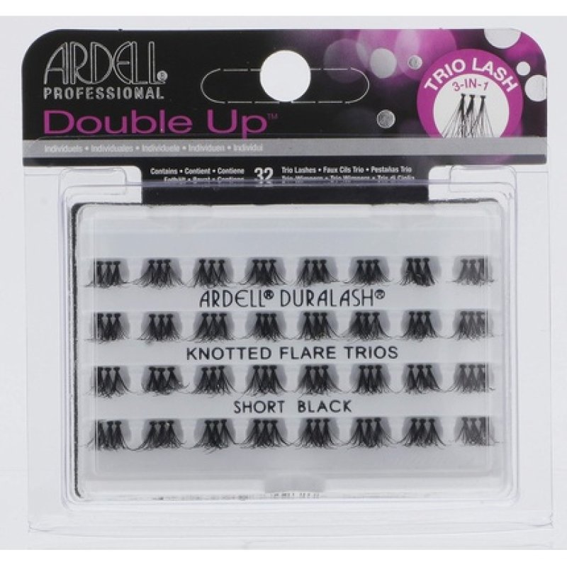 ARDELL Double Trio Short Black Individual False Eyelashes 25g