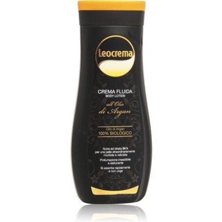 Organic Argan Oil Cream-Fluid for Body 24-Hour Hydration Deeply Nourished Smooth Skin Pleasant Feeling of Well-Being