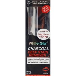 White Glo Charcoal Deep Stain Remover Toothpaste 100ml