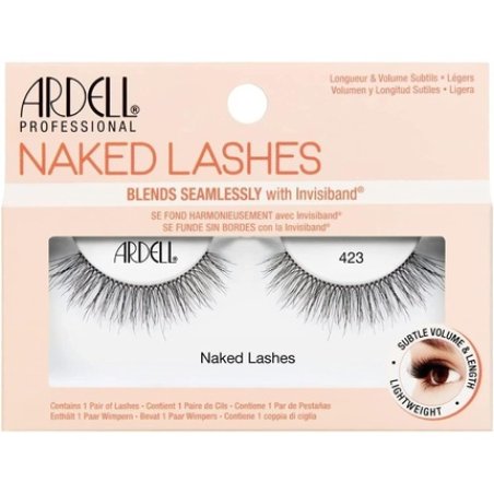 Ardell Naked Lashes Real Hair Eyelashes Original Unmistakable Look Style 423