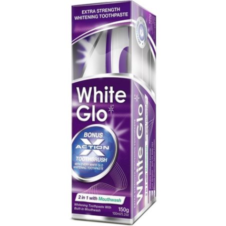 White Glo 2in1 Mouthwash Formula Toothpaste 150g