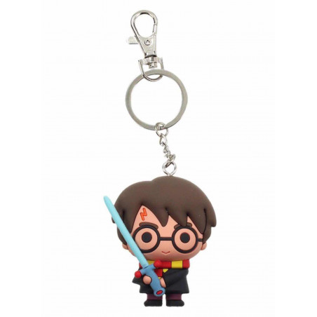 HARRY POTTER - Rubber Figure Keychain - Harry Potter Sword of Gryff..