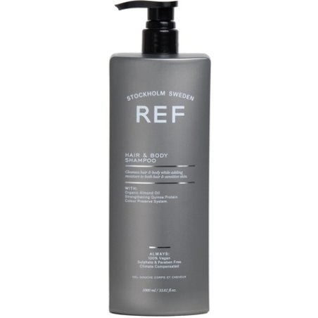 Ref Hair & Body Shampoo 1000ml Moisturizing Shampoo and Shower Gel for Daily Use