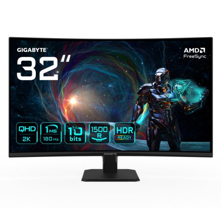 Dis 32 GBT GS32QCA QHD 180Hz IPS Curved