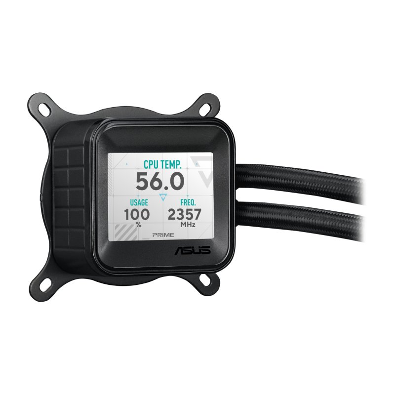 ASUS Prime LC 360 ARGB LCD Processeur Refroidisseur de liquide tout-en-un 12 cm Noir