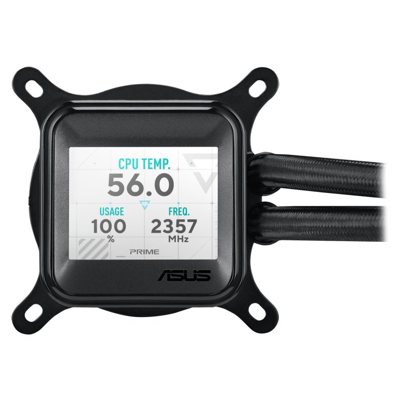 ASUS Prime LC 360 ARGB LCD Processor All-in-one liquid cooler 12 cm Black