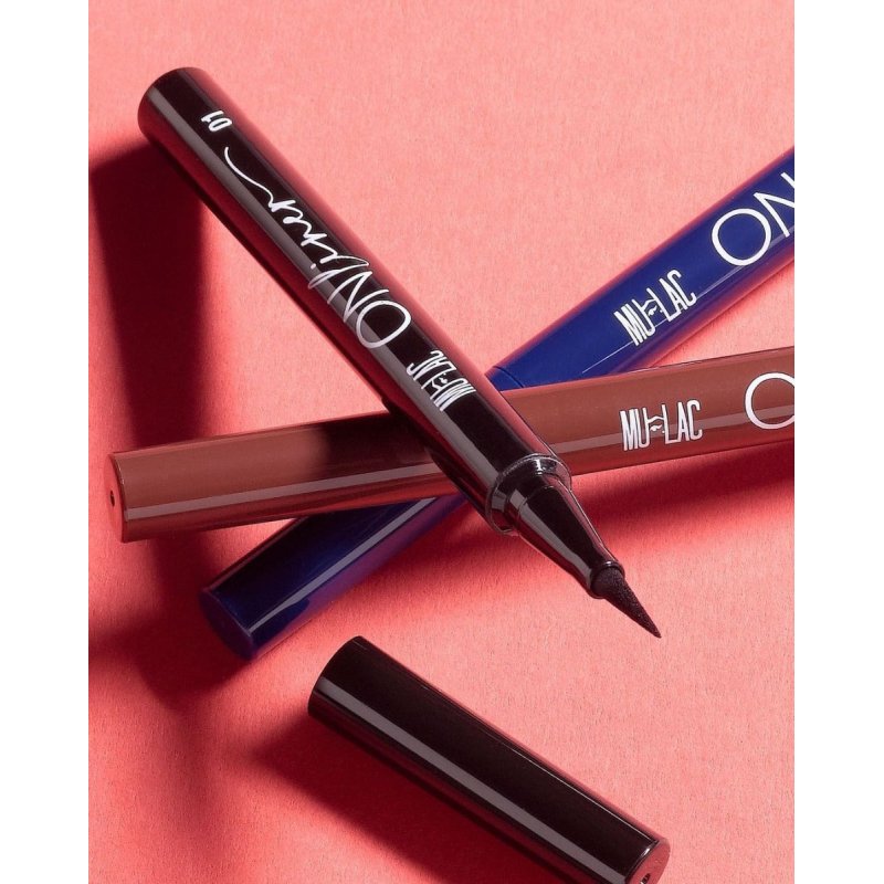 Mulac Cosmetics ONliner crayon contour des yeux Liquide 01 Total Black