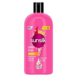 Sunsilk Shampoo with Sparkles of Light Detangling Shampoo Gives Hair Shine Active-Fusion Formula with Jojoba Oil