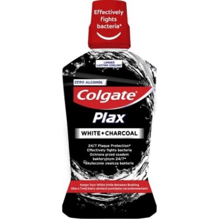 Colgate Plax White Charcoal Mouthwash 500ml