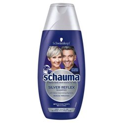 Schauma Silver Reflex Anti-Yellowness Shampoo for Gray, White, and Blonde Hair 250ml