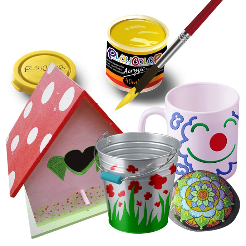 STOCKJBE12 - Playcolor Acrylic Peinture acrylique 40 ml 6 pièce(s)