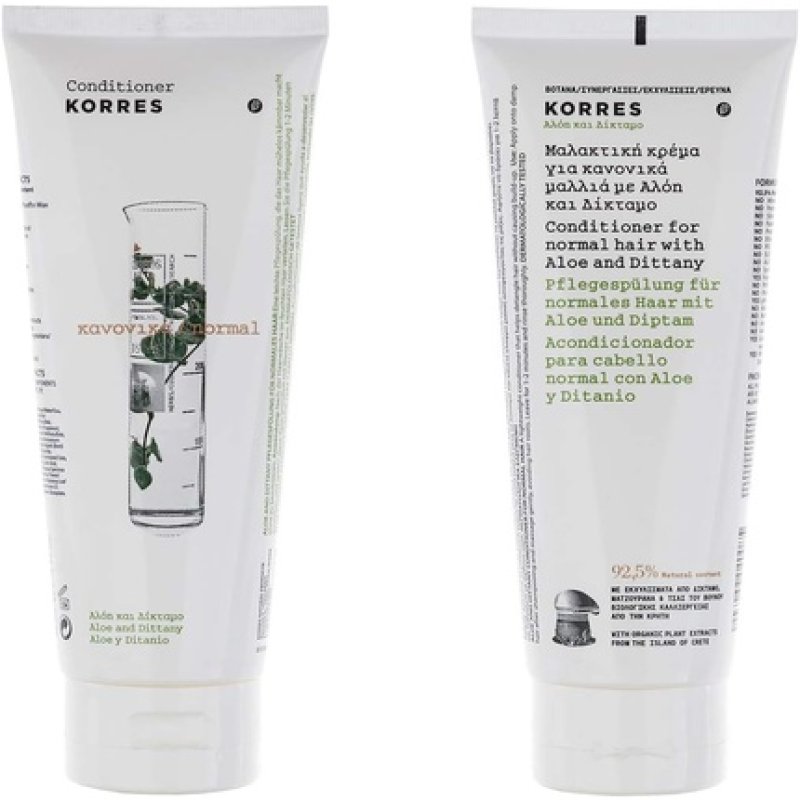 KORRES Aloe and Dittany Conditioner for Normal Hair 200ml