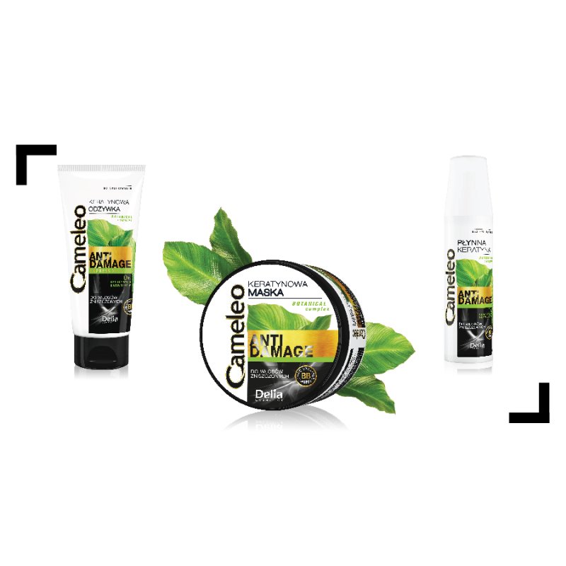 Cameleo Liquid Keratin Extremely Damaged Hair Reconstruction Intense Regeneration Heat Protection Repair Treatment and