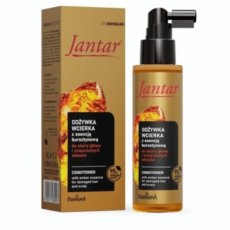 Farmona Jantar Regenerating Rub-In Conditioner Amber Essence for Damaged Hair 100ml