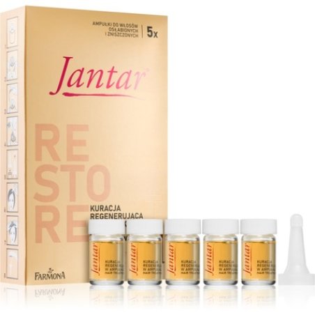 FARMONA Jantar hair treatment ampoules with amber essence for very damaged and weakened hair 5x5ml