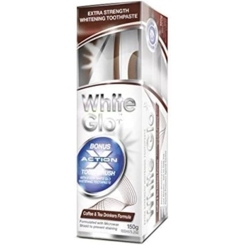 White Glo Coffee & Tea Drinkers Extra Strength Whitening Toothpaste 150g