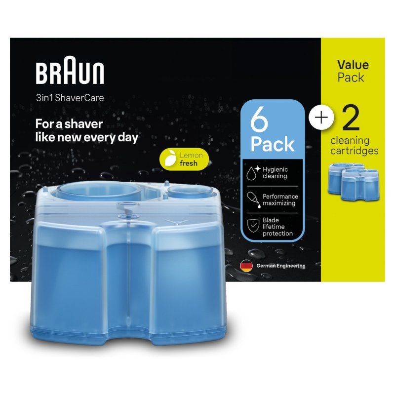 Braun 3in1 ShaveCare refill cartridge, 6 2 Pack