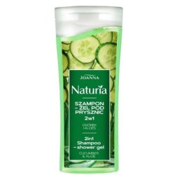 Naturia 100ml Shampoo Shower Gel 2in1 Cucumber Aloe Vera