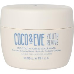 Coco & Eve Pro Youth Hair & Scalp Mask with Honey, Retinol, and Probiotics 212ml