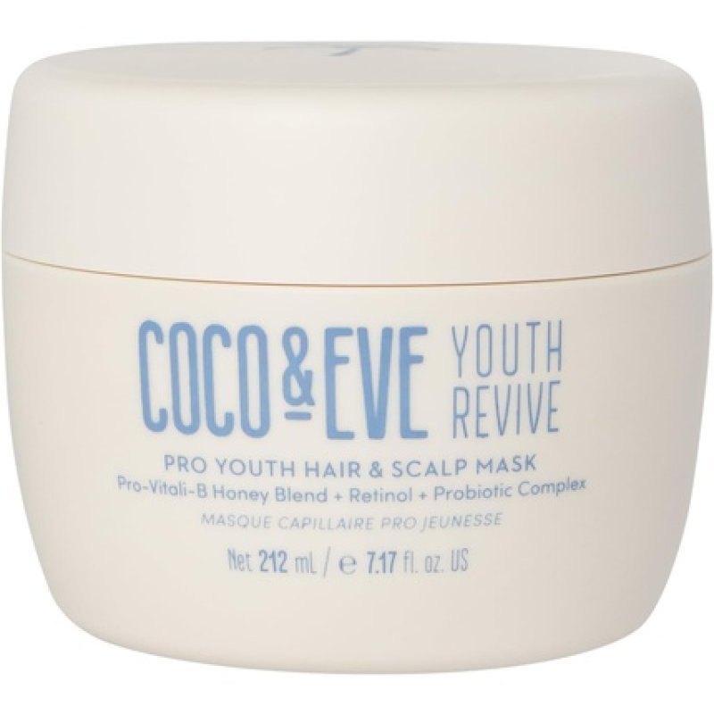 Coco & Eve Pro Youth Hair & Scalp Mask with Honey, Retinol, and Probiotics 212ml