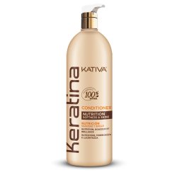 KATIVA Keratin Conditioner Après-shampoing professionnel 1000 ml Femmes